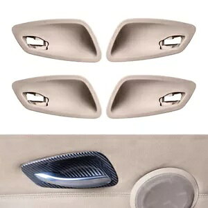 4x �C���e���A�h�A�n���h���V�F���J�o�[ BMW 3 �V���[�Y E90 2005-2012 ABS �x�[�W���ԗp- 4x interior door handle shell cover for BMW 3 Series E90 2005-2012 ABS Beige car- �y���s�A���i�z