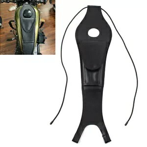 n[[ X|[cX^[ 1200 2004/ȍ~p ^N悾ꂩ PU U[ obOt ubN- Tank Bib PU Leather with Bag for Harley Sportster 1200 2004/Later Black-