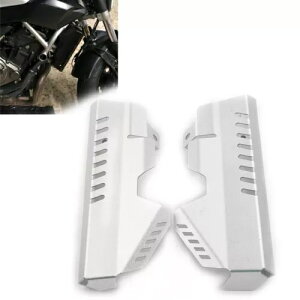 サイドラジエーターグリルカバー保護フィルムシルバーヤマハ MT-07 FZ-07 2014-17- Side radiator grille cover protective film silver for Yamaha MT-07 FZ-07 2014-17-