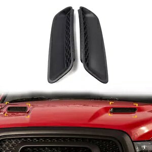 2x TCht[hxgx[WG[^[OJo[ _bW 1500 2500 3500-p 2x Side Hood Vent Bezel Radiator Grill Cover for Dodge Ram 1500 2500 3500-