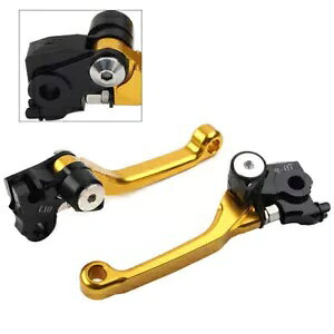 CNC �u���[�L���o�[�N���b�`���o�[�I�[�g�o�C�n���h���o�[�S�[���h�z���_ CRF250R 2007-2022- CNC brake lever clutch lever motorcycle handlebar gold for Honda CRF250R 2007-2022-