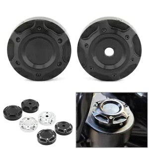n[[ X350 pI[goCAbp[tH[NXeXbgJo[- Motorcycle Upper Fork Stem Slot Cover for Harley X350-