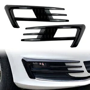 tHOvt[ObhubNOX VW St 7 MK7 2013 2014-2016- Fog lights frame grid black gloss for VW Golf 7 MK7 2013 2014-2016-