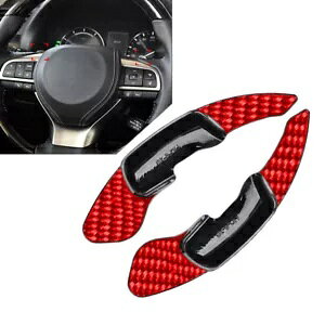 赤いステアリングホイールシフトロッカーエクステンションレクサス RX GS 200t 300 350 450h GX460- Red steering wheel shift rockers extension for Lexus RX GS 200t 300 350 450h GX460-