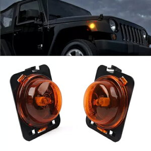 2x TCh}[J[CgCWP[^[Cgv W[vO[ JK 2006-2018-p 2x side marker light indicator light lamp for Jeep Wrangler JK 2006-2018-