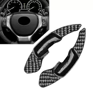 ubNXeAOzC[VtgbJ[GNXeVNTX RX GS 200t 300 450h GX460- Black steering wheel shift rockers extension for Lexus RX GS 200t 300 450h GX460-