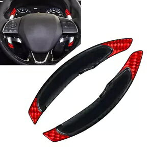 OHT[AEg_[GNvXpbhXeAOzC[VtgbJ[GNXeV- Red Steering Wheel Shift Rockers Extension for Mitsubishi Lancer Outlander Eclipse-