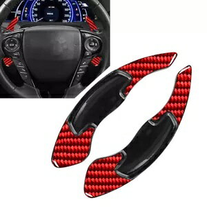 J[{t@Co[bhXeAOzC[VtgbJ[GNXeVz_AR[hVrbNALp Carbon fiber red steering wheel shift rockers extension for Honda Accord Civic Acura-