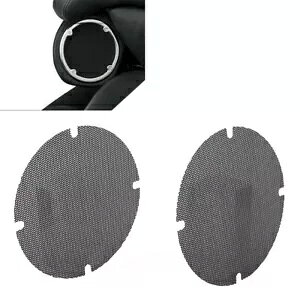 �㕔��q�X�s�[�J�[ �p���[ �J�o�[ �u���b�N �n�[���[ �c�[�����O 14+- Rear Passenger Speaker Power Covers Black for Harley Touring 14+- �y���s�A���i�z