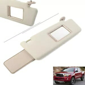 EToCU[ g^ ^R} 2005-2015 2009 10 11 12W / O Cgx[W- Right sun visor for Toyota Tacoma 2005-2015 2009 10 11 12W / O light beige-