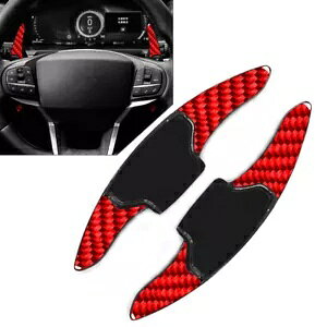 J[{t@Co[bhXeAOzC[VtgbJ[GNXeV tH[hGNXv[[2020-2023-p Carbon Fiber Red Steering Wheel Shift Rockers Extension for Ford Explorer 2020-2023-