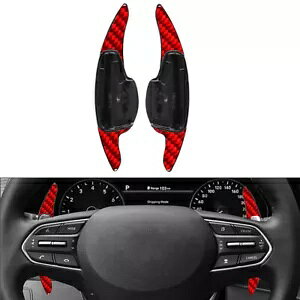q_C LAFESTA IX35 PALISADE pbhXeAOzC[VtgbJ[GNXeV- Red Steering Wheel Shift Rocker Extension for Hyundai LAFESTA IX35 PALISADE-