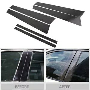 �J�[�{���t�@�C�o�[�Ԃ̑� B ��g�����|�X�g�s���[ BMW 5 �V���[�Y F10 2011-2017- Carbon fiber car window B column trim post pillar for BMW 5 Series F10 2011-2017- �y���s�A���i�z