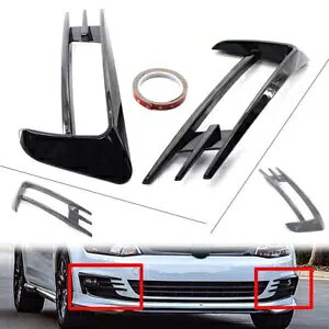 N[tgt[{[_[tHOv VW St 7 MK7 2014-2017 15 16- Chrome front frame border fog lights for VW Golf 7 MK7 2014-2017 15 16-