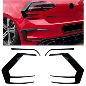 e[Cgt[ ubN VW St 7 GTI R GTD Mk7 2013 2014 2015-2016-p TAIL LIGHT DECORATIVE FRAME BLACK for VW Golf 7 GTI R GTD Mk7 2013 2014 2015-2016-