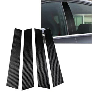 EBhE B s[ Jo[ g VW St 8 MK8 2021-2023 J[{t@Co[ 4 - Window B-Pillar Cover Trim for VW Golf 8 MK8 2021-2023 Carbon Fiber 4pcs Car-