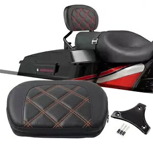 ȃV[V[o[ ubN obNXg pbh }Eg n[[ Xg[g OChp - Passenger Sissy Bar Black Backrest Pad Mount For Harley Street Glide-