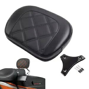 n[[[hLOt@bg{u[hOChppbZW[V[V[o[obNXgpbhLbg- Passenger Sissy Bar Backrest Pad Kit for Harley Road King Fat Bob Road Glide-