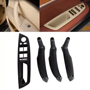 4x CeAhAnhJo[ BMW X5 E70 X6 E71 E72 LHD ubN- 4x interior door handle decorative cover for BMW X5 E70 X6 E71 E72 LHD black-