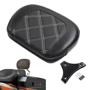 n[[[hLO[hOChFLTRpȃV[V[o[obNXgpbhLbg- Passenger Sissy Bar Backrest Pad Kit for Harley Road King Road Glide FLTR-