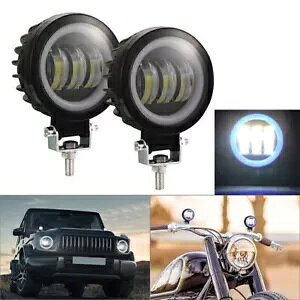 Eh LED [N Cg o[ 12V 24V |[^u X|bgCg I[goC u[ Round LED Work Light Bar 12V 24V Portable Spotlight Motorcycle From Blue-