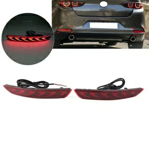 Aop[u[LCgA_Ci~bN_ŃCg Mazda3 ANZ 19-21- Rear Bumper Brake Light, Dynamic Flashing Light for Mazda3 Axela 19-21-