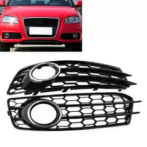tgop[ njJ bV Obh Jo[ AEfB A3 8P S-Line 2009-2012 N[- Front bumper honeycomb mesh grid cover for Audi A3 8P S-Line 2009-2012 chrome-
