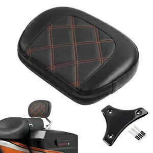 n[[[hLO[hOChFLTRpȃV[V[o[obNXgpbhLbg- Passenger Sissy Bar Backrest Pad Kit for Harley Road King Road Glide FLTR-