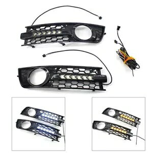 2x op[ObhJo[tHOvnjJAEfB A4 B6 2001-2005- 2x bumper grid cover fog lights honeycombs for Audi A4 B6 2001-2005-