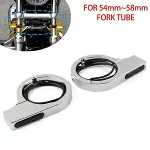 N[I[goCLEDtH[NCWP[^[CgAAo[An[[c[OɓK- Chrome Motorcycle LED Fork Indicator Light, Amber, Fits Harley Touring-