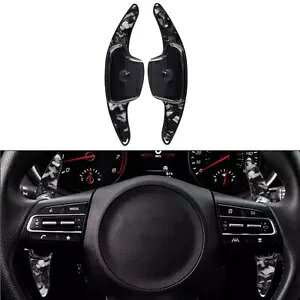 Kia K3 2019-2023pXeAOzC[VtgbJ[GNXeV2{B 2pcs Steering Wheel Shift Rocker Extension for Kia K3 2019-2023.-