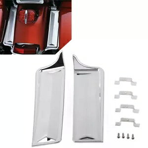 n[[c[OGNgOChpAtF_[ThobOtBOv[gN[- Rear fender saddlebags filling plates chrome for Harley Touring Electra Glide-