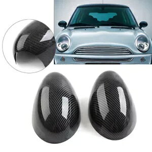 BMW �~�j�N�[�p�[ R50 R51 �T�C�h�E�C���O���A�~���[�J�o�[�L���b�v�P�[�X�����p- For BMW Mini Cooper R50 R51 Side Wing Rear Mirror Cover Cap Case Replacement- �y���s�A���i�z