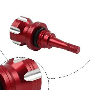 ԃ}n MT09 g[T[ 900 XSR700 XSR155 GWICQ[WbhlW{g- Red for Yamaha MT09 Tracer 900 XSR700 XSR155 Engine Oil Gauge Rod Screw Bolt-