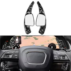 2x XeAOzC[VtgbJ[GNXeV AEfB A3 A4 A5 Q3 Q5 Q7 Q8 SQ5 TT TTS- 2x steering wheel shift rocker extension for Audi A3 A4 A5 Q3 Q5 Q7 Q8 SQ5 TT TTS-