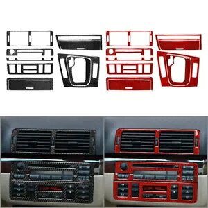 �J�[�{���t�@�C�o�[�C���e���A�Z���^�[�R���\�[���J�o�[�g���� BMW 3 �V���[�Y E46 98-05- Carbon Fiber Interior Center Console Cover Trim for BMW 3 Series E46 98-05- �y���s�A���i�z