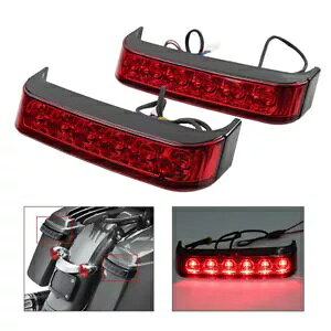 n[[c[OXg[gOChFLHXpubN&bhThobOu[LACg Black & Red Saddlebag Brake Rear Light for Harley Touring Street Glide FLHX-