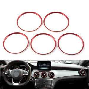 ZfXxc A B NXpGARxgAEgbgOg bh- Air Conditioning Vent Outlet Ring Trim for Mercedes Benz A B-Class Red-