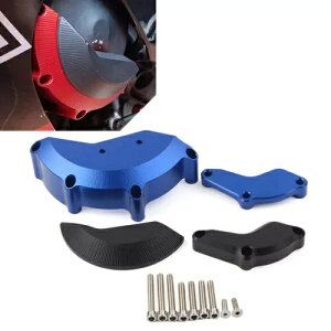 �G���W���P�[�X �X���C�_�[ �v���e�N�^�[ �J�o�[ �u���[ ���}�n R6 08-17 �A���~�j�E�� �I�[�g�o�C�p- Engine Case Slider Protector Cover Blue for Yamaha R6 08-17 Aluminum Motorcycle- �y���s�A���i�z