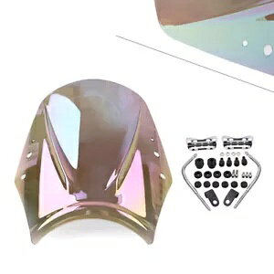 jo[TI[goCtgKXtgKXfBtN^[hCWE- Universal motorcycle windshield windshield deflector wind shield iridium-