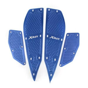 XN[^[ tg & A tbgXg tbg Xebv Zbg }n Xmax250 11-16 u[- Scooter Front & Rear Footrest Foot Step Set For Yamaha Xmax250 11-16 Blue-