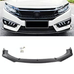 tgop[bvJo[g ABS vX`bNz_VrbN 2016-2019 18- Front Bumper Lip Cover Trim ABS Plastic for Honda Civic 2016-2019 18-