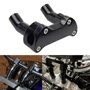 3.5�C���` �n���h���o�[ �G���x�[�V���� �N�����v �J�o�[ �u���b�N �n�[���[ �_�C�i �\�t�e�C�� �X�|�[�c�X�^�[ XL�p- 3.5 Handlebar Elevation Clamp Cover Black for Harley Dyna Softail Sportster XL- �y���s�A���i