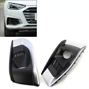 AEfB A4L 2020-2022 yAptgop[tHOvJo[Xgbv- Front bumper fog lights cover strip for Audi A4L 2020-2022 pair-