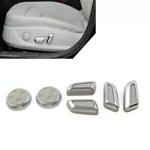 J[V[gXCb`{^Jo[Lbg AEfB A3 A4 A5 A6 A7 Q3 Q5 O[- Car Seat Switch Adjustment Button Cover Kit for Audi A3 A4 A5 A6 A7 Q3 Q5 Grey-