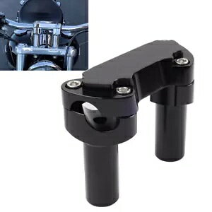 3.5C` nho[Gx[VƃgbvNvN[ n[[_CicA[[hOChp - 3.5" Handlebar Elevation and Top Clamp Chrome for Harley Dyna Tour Road Glide-