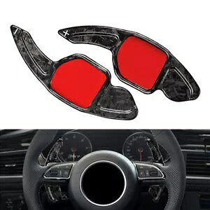 bJ[{t@Co[XeAOzC[VtgbJ[GNXeVAEfB S6 S7 S8 TTS- Forged carbon fiber steering wheel shift rocker extension for Audi S6 S7 S8 TTS-