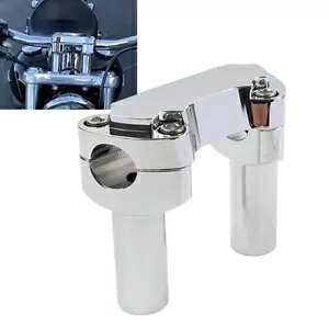3.5�C���` �X�g���[�g �n���h���o�[ �A�^�b�`�����g + �g�b�v �N�����v �N���[�� �n�[���[ �_�C�i �c�A�[ ���[�h �O���C�h�p - 3.5 Straight Handlebar Attachment + Top Clamp Chrome for Harley Dyna Tour Road Glide- 