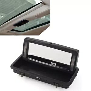 ���σ~���[��� �Ɩ��t�� �u���b�N �W���K�[ XJ 2010-2019-�p Cosmetic Mirror Rear Row with Lighting Black for Jaguar XJ 2010-2019- �y���s�A���i�z