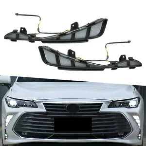 2x LED fC^CjOCg DRL tHOvCWP[^[ g^ Ao 2019 2020-p 2x LED daytime running light DRL fog lights indicator for Toyota Avalon 2019 2020-